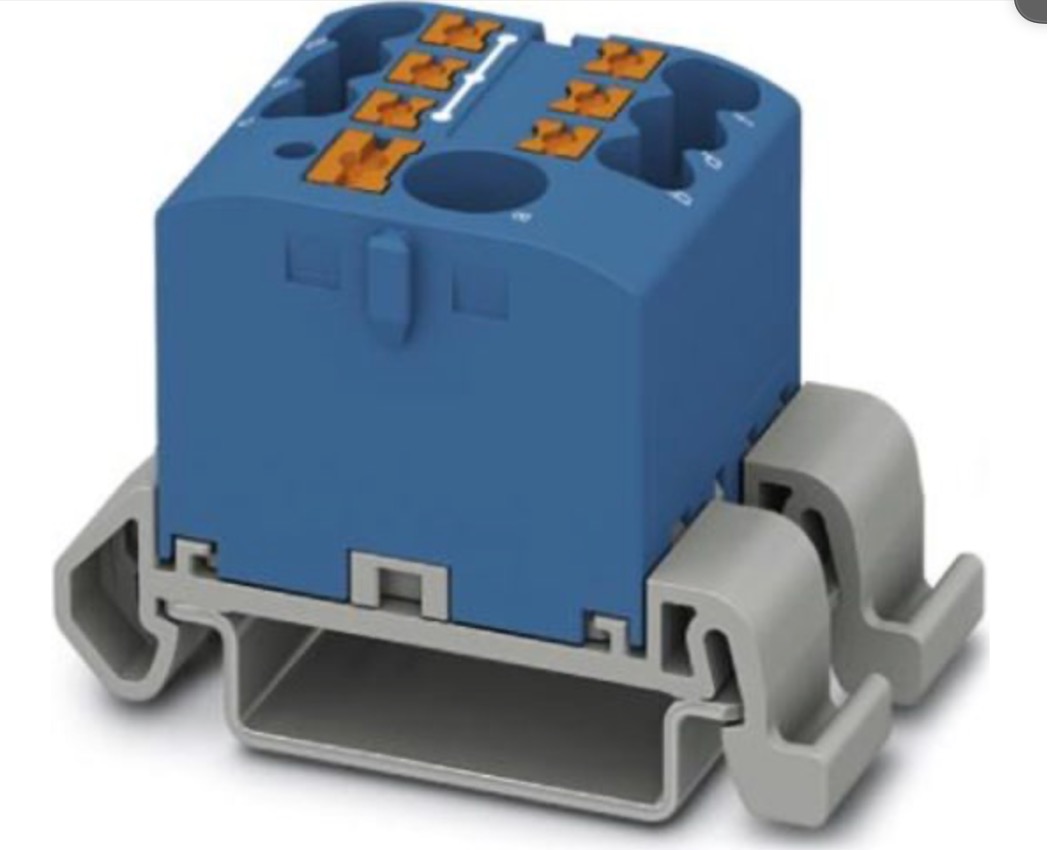 PTFIX 6/6X2,5-NS35A BU, 3273200 - Distribution block