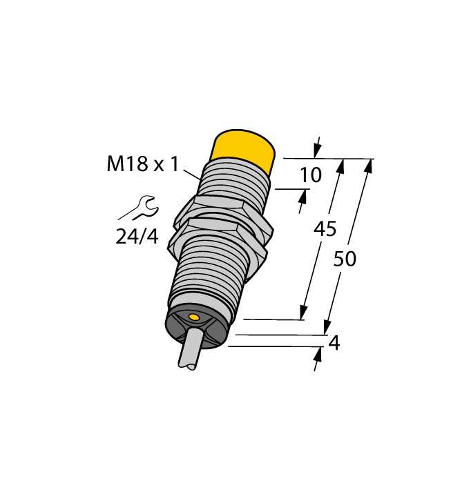 B12-M12-AP6X; 46050 - Turck Inductive Sensor
