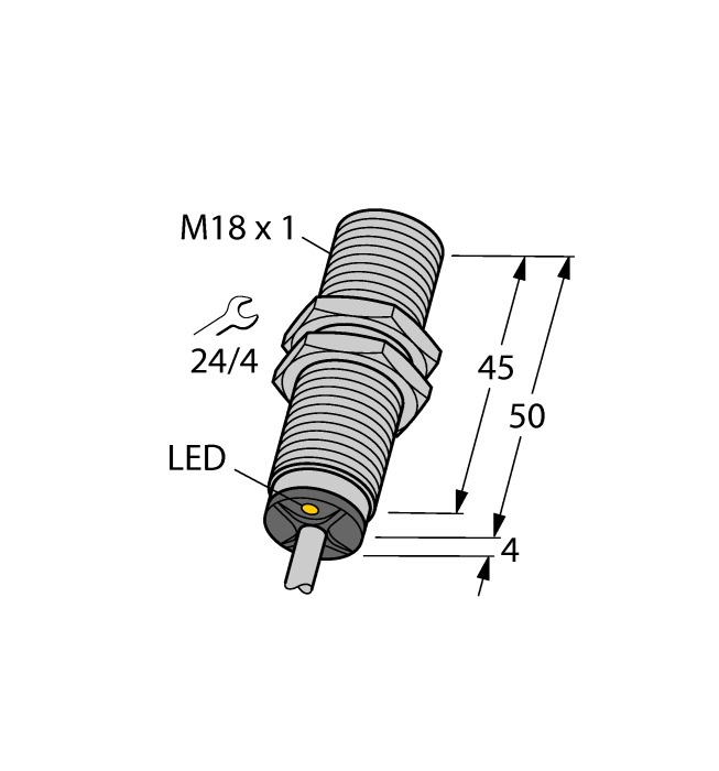 B15-M18-AP6X; 46110 - Turck Inductive Sensor