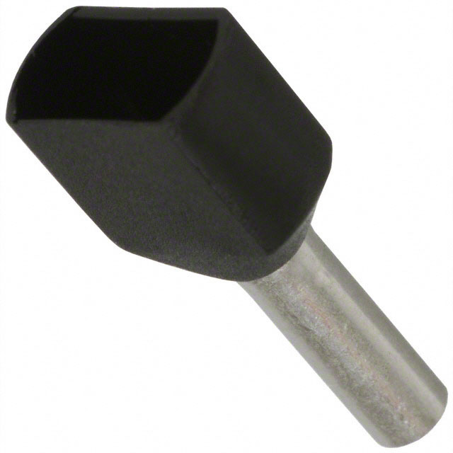 FTD78-12-D - CONN FERRULE DIN TWO X 16AWG BLK