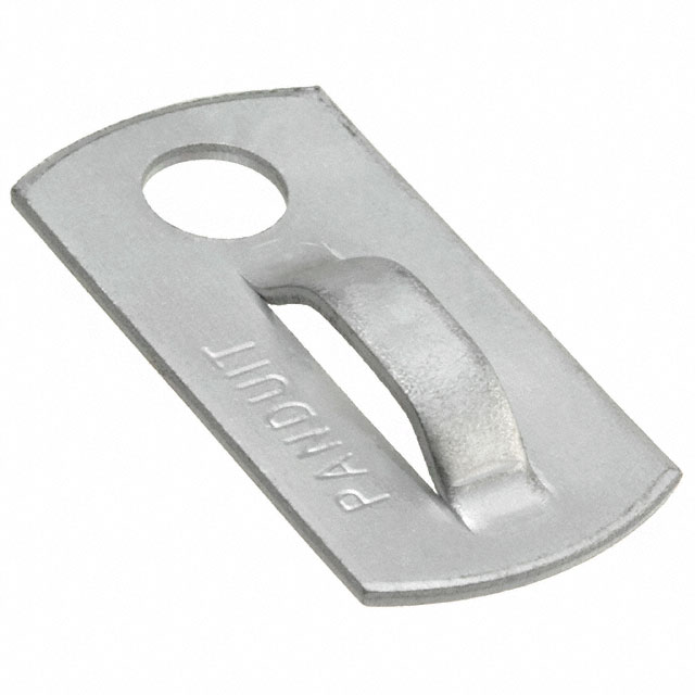 MBMS-S10-CY - Cable Tie Mount, Natural, Aluminum, Screw, 0.14x0.5", 100PK