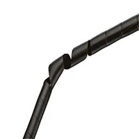 T25T-L0 - Spiral Wrap, Black, TFE, 0.1875" Min Dia., PK1