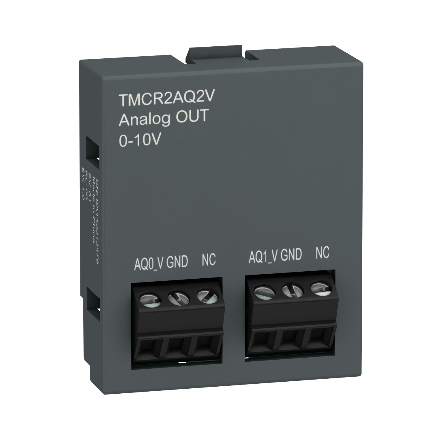 TMCR2AQ2V, Easy Modicon M200 2 Analog voltage Output Cartridge