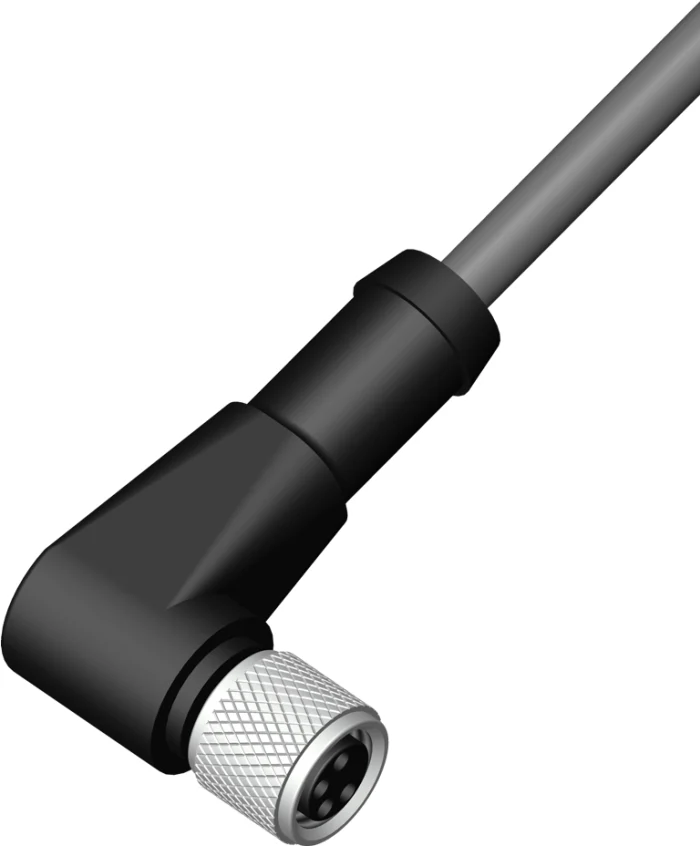 XZCP1041L10, 10m 4 Pin M8 Elbowed Female Pre-Wired Connectors